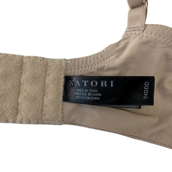 Natori Luxe Underwire Bra, Nude Beige, 34DDD - Picture 2 of 6